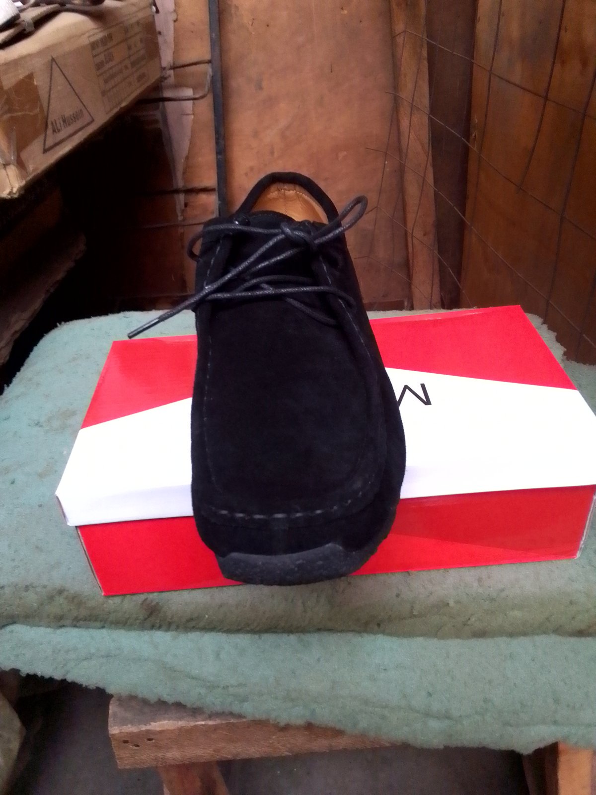 Black Suede Casual Shoe