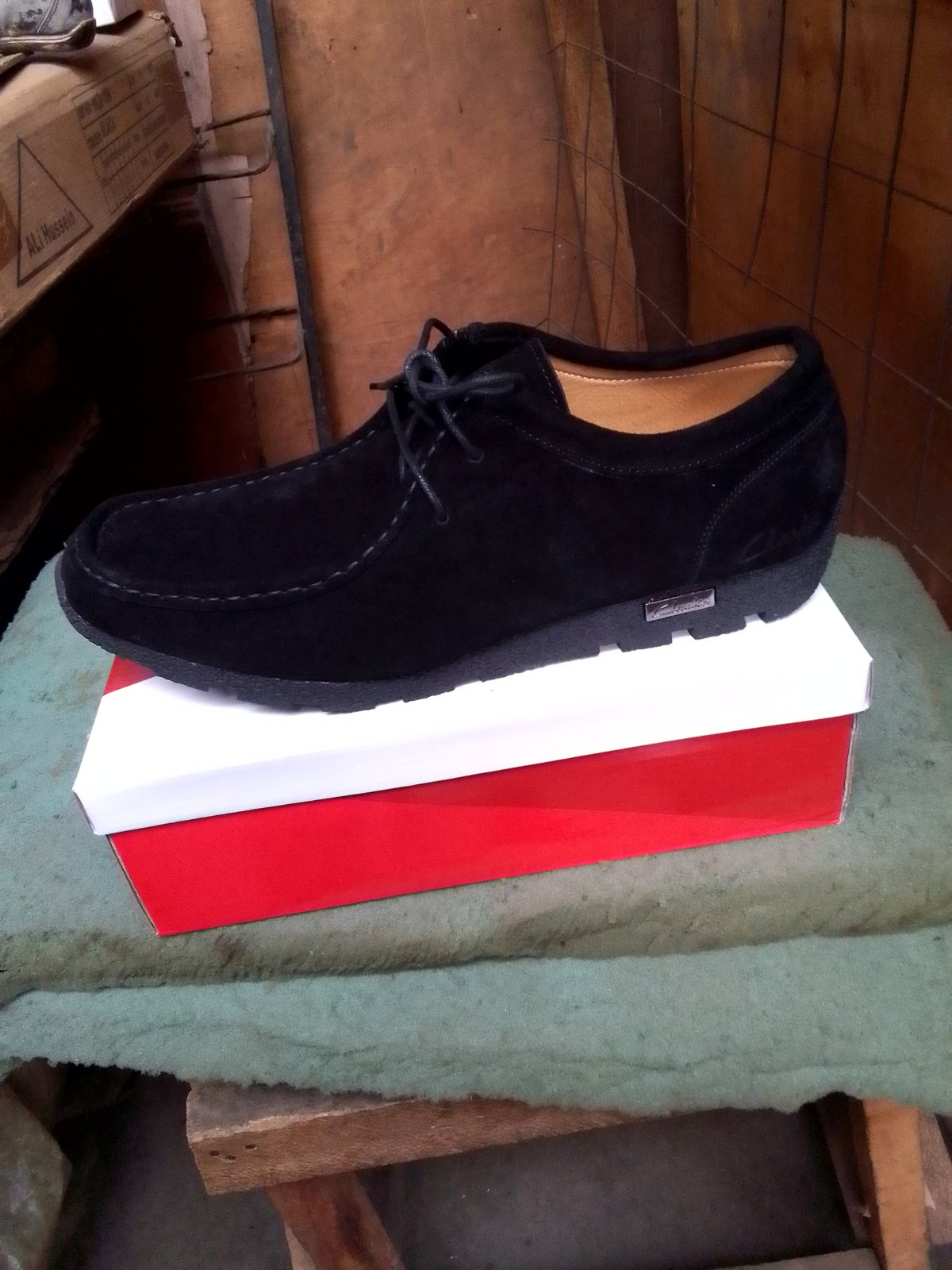 Black Suede Casual Shoe